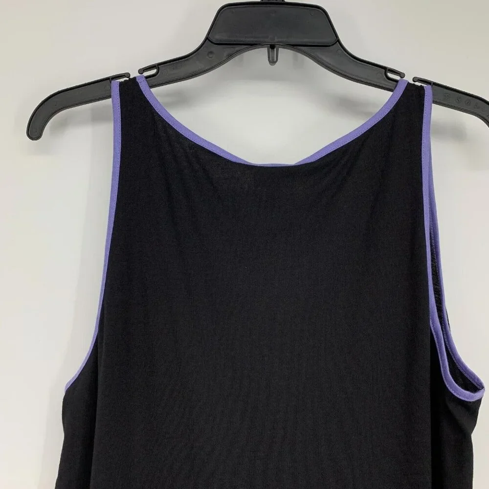 Cosabella Top Kendall Black Cami Sleeveless Comfy Lounge NWT_9